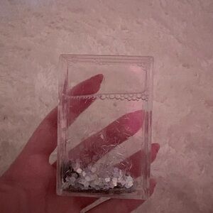 Starbucks Clear Glitter picture frame